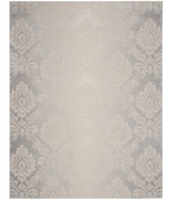 Nourison Elation - Etn03 Ivory Grey Area Rug 9 ft. X 12 ft. Rectangle