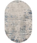 Nourison Quarry Ivory Grey Blue QUA01 6 ft. X 9 ft. Oval Rug