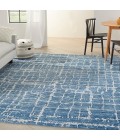Nourison Luna Blue Silver LUN02 8 ft. X 10 ft. Rect. Rug