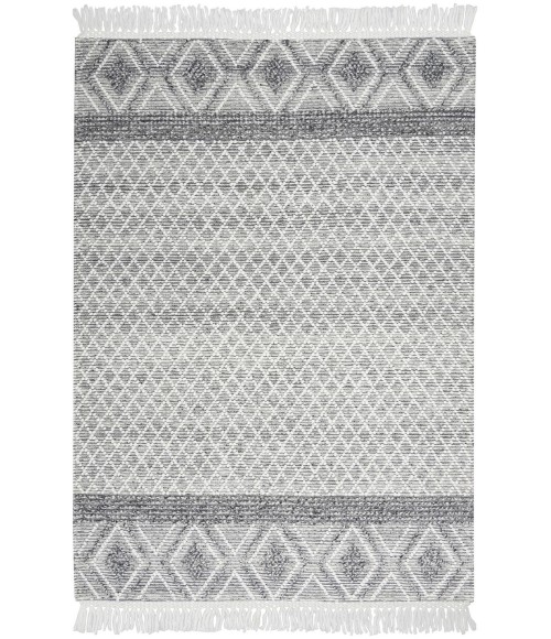 Nicole Curtis Machine Washable Series 3 Area Rug SR303 Black 4' x 6'