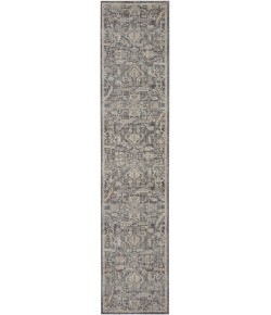Nourison Lynx 2ft. 3in. x 10ft. Navy Multicolor Vintage Indoor Rug