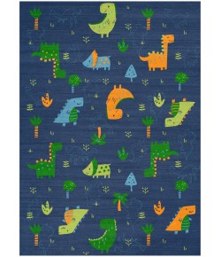 Nourison Home Imagination Navy Multicolor IMA16 4 ft. X 6 ft. Rectangle Rug Nourison Home Imagination Navy Multicolor IMA16 4 ft. X 6 ft. Rectangle Rug