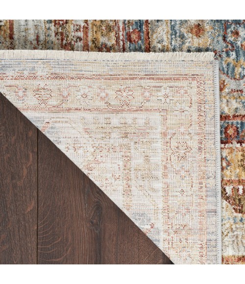 Nourison Sahar Blue SHR01 4 ft. X 6 ft. Rect. Rug