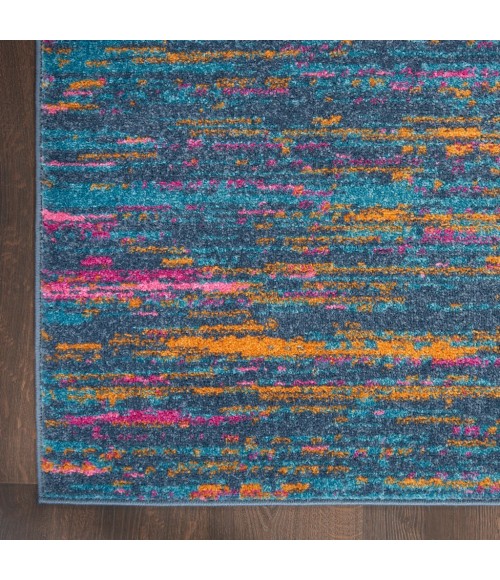 Nourison Passion Runner Area Rug PSN35-Blue/Multicolor