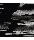Michael Amini Ma30 Star Area Rug SMR02 Black Ivory 4' x 6'