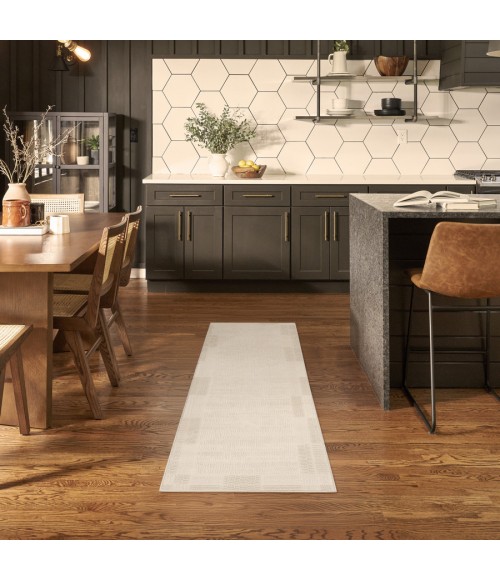 Nourison Home Nordic Ivory Grey NRC07 2 ft. X 6 ft. Rectangle Rug