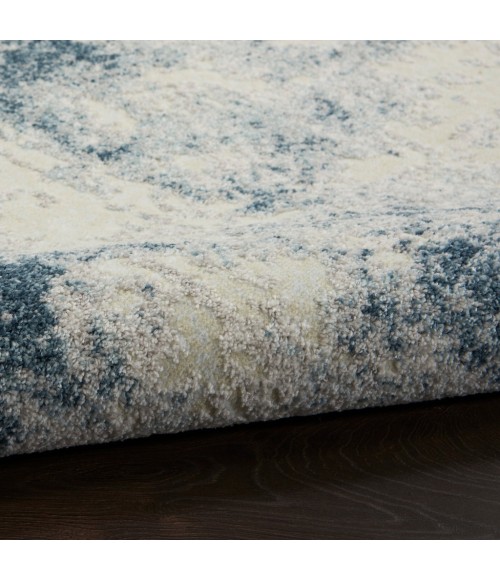 Nourison TRANCE Area Rug Nourison Trance Area Rug TRC06-Ivory Blue
