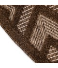 Nourison Home Versatile Brown NRV01 8 ft. Round Rug