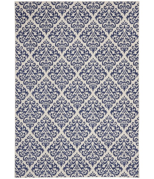 Nourison Grafix Area Rug GRF06-White Blue