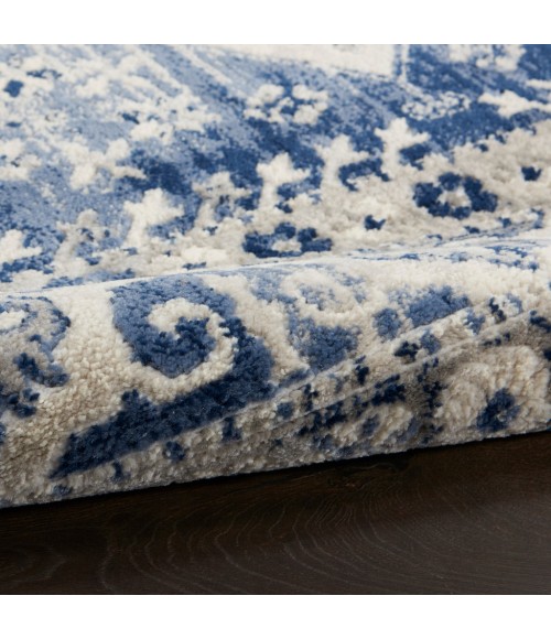 Nourison CYRUS Area Rug Nourison Cyrus Area Rug CYR05-Ivory Blue