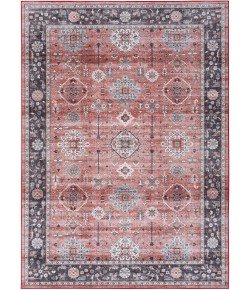 Nourison Fulton - Ful12 Brick Area Rug 5 ft. X 7 ft. Rectangle