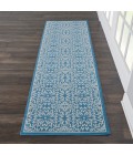 Nourison Jubilant Runner Area Rug JUB06-Ivory/Blue