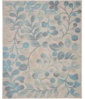 Nourison TRANQUIL Area Rug Nourison Tranquil Area Rug TRA03-Ivory/Turquoise