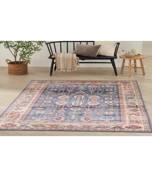 Nourison Vintage Home Blue VNH02 5 ft. X 7 ft. Rectangle Rug
