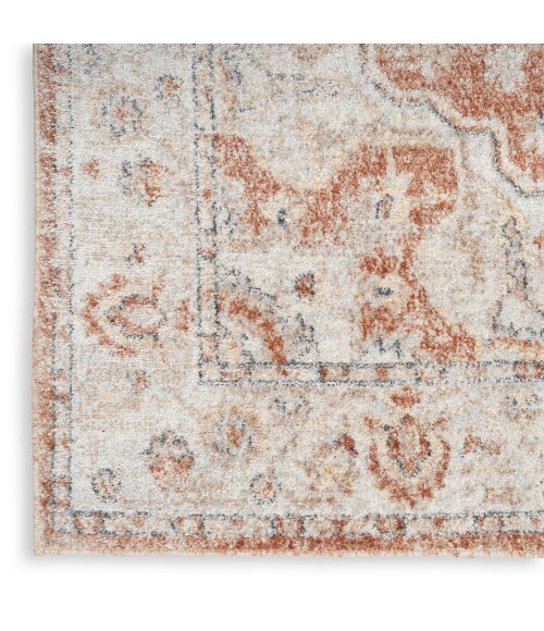 Nourison Astra Machine Washable Area Rug ASW12 Gold/Multicolor