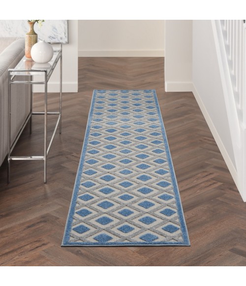 Nourison Aloha Area Rug ALH26-Blue/Grey
