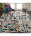 Nourison Fusion Area Rug FSS10-Cream/Multicolor