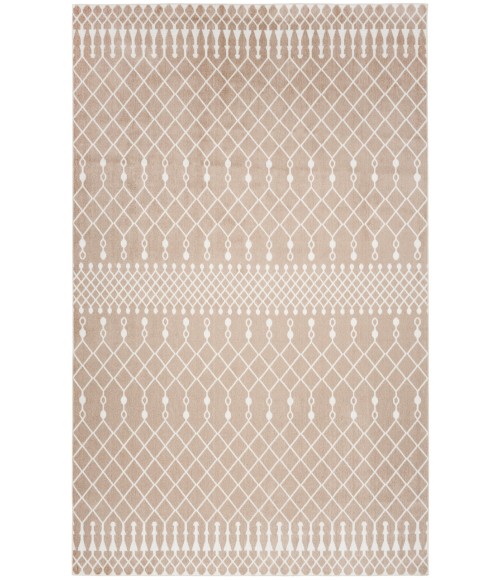 Nourison Astra Machine Washable Taupe ASW10 6 ft. 7 in. X 9 ft. Rectangle Rug