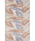 Nourison Aloha Blue Mocha ALH18 2 ft. X 6 ft. Rectangle Rug