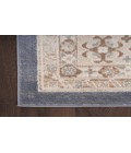 Nourison Serenity Home Ivory Blue SRH01 3 ft. 11 in. X 5 ft. 11 in. Rectangle Rug