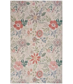 Nourison Nourison Washables Cream Multicolor NWB06 6 ft. X 9 ft. Rectangle Rug