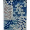 Nourison Tranquil(Traql) - Tra01 Navy Light Blue Area Rug 8 ft. 10 X 11 ft. 10 Rectangle