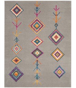 Nourison Passion - Psn46 Grey Multicolor Area Rug 6 ft. 7 X 9 ft. 6 Rectangle