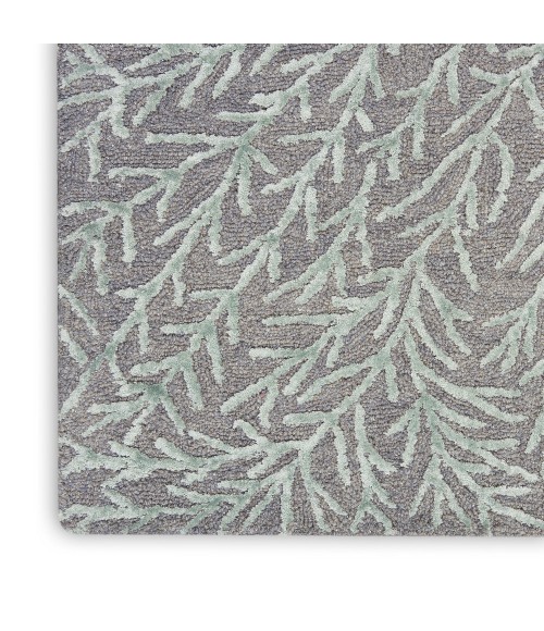 Michael Amini Ma30 Star Area Rug SMR03 Slate/Teal