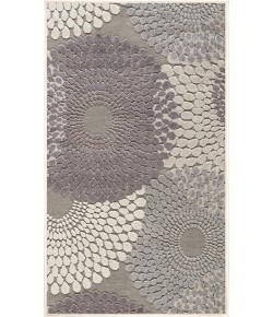 Nourison Graphic Illusions - Gil04 Grey Area Rug 2 ft. 3 X 3 ft. 9 Rectangle