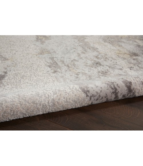 Nourison Sleek Textures Area Rug SLE03-Brown/Ivory