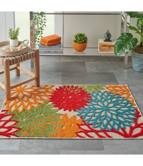 Nourison Aloha Area Rug ALH05 Green 3' x 5'
