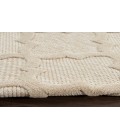 Nourison Easy Care Cream NES01 6 ft. X 9 ft. Rectangle Rug