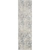 Nourison Rustic Textures - Rus07 Ivory Grey Blue Area Rug 2 ft. 2 X 7 ft. 6 Rectangle