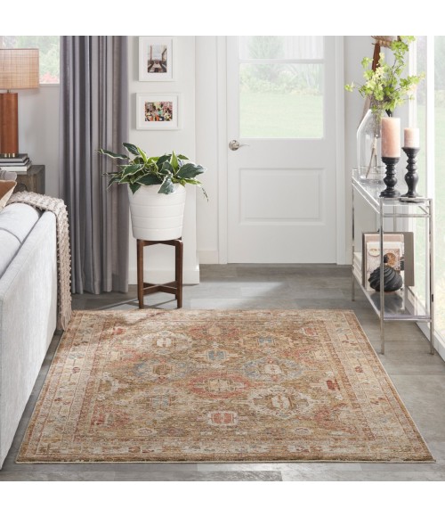 Nourison Sahar Green SHR01 4 ft. X 6 ft. Rect. Rug
