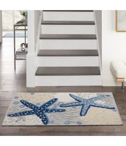 Nourison Aloha - Alh24 Blue Grey Area Rug 2 ft. 8 X 4 ft. Rectangle