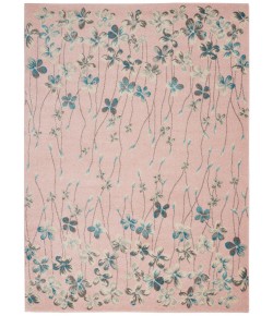 Nourison Tranquil(Traql) - Tra04 Pink Area Rug 5 ft. 3 X 7 ft. 3 Rectangle
