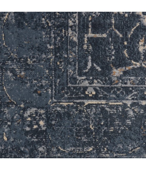 kathy ireland Home Malta Area Rug MAI11-Navy