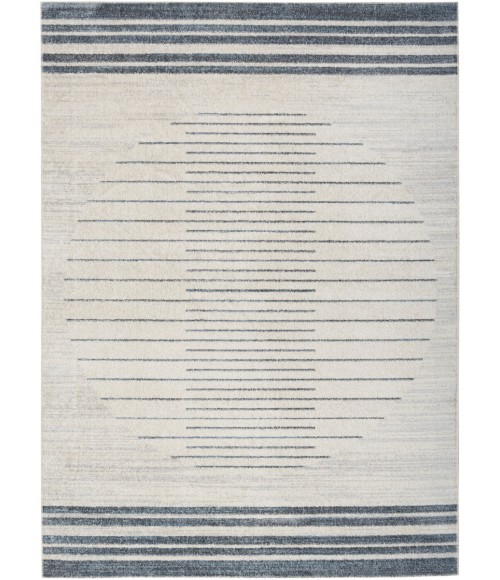 Nourison Astra Machine Washable Area Rug ASW04 Ivory Blue