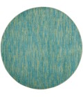Nourison Essentials Blue Green Area Rug NRE01-Blue Green