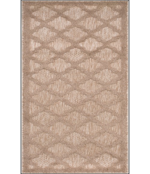 Nourison Easy Care Natural Beige NES01 2 ft. X 6 ft. Rectangle Rug