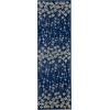 Nourison Tranquil(Traql) - Tra04 Navy Area Rug 2 ft. 3 X 7 ft. 3 Rectangle