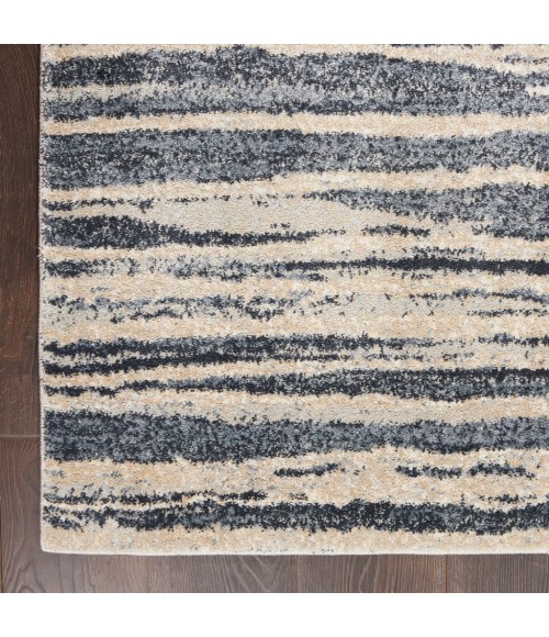 kathy ireland Home Moroccan Celebration Area Rug KI387-Blue/Beige