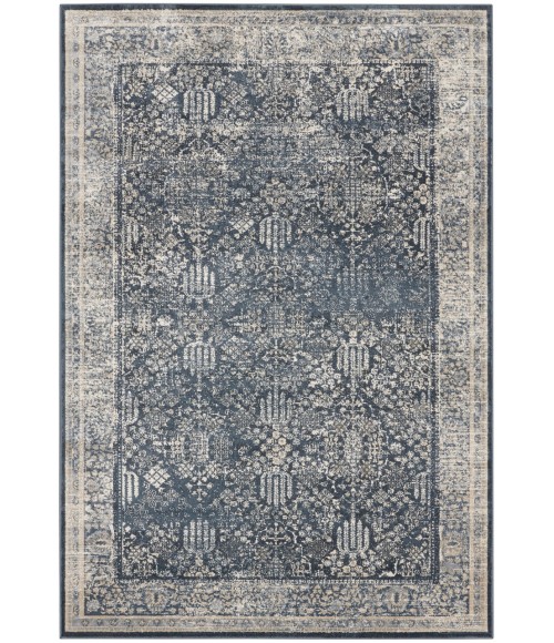 kathy ireland Home Malta Area Rug MAI12-Navy/Ivory