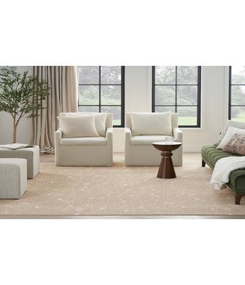 Nourison Grafix Beige GRF15 7 ft. 10 in. X 9 ft. 10 in. Rectangle Rug
