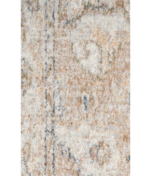 Nourison Astra Machine Washable Beige ASW12 5 ft. 3 in. Round Rug