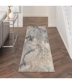 Nourison Maxell - Mae08 Grey Area Rug 2 ft. 2 X 10 ft. Rectangle