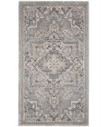 Kathy Ireland Moroccan Celebration Area Rug KI382-Silver