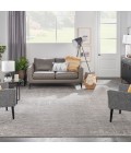 Nourison Luna Grey Silver LUN01 9 ft. X 12 ft. Rect. Rug