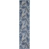 Nourison Aloha - Alh18 Ivory Navy Area Rug 2 ft. 3 X 10 ft. Rectangle