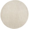 Nourison Essentials - Nre01 Ivory Beige Area Rug 10 ft. X Round